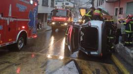 Se registra un siniestro de tránsito en el sector de La Dolorosa, Tumbaco.