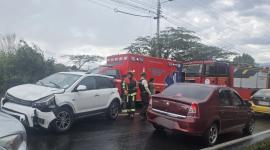 Siniestro de tránsito en la Vía El Quinche - Guayllabamba.