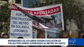 Afectados por los hundimientos y daños estructurales en Solanda acudieron a la Unidad Judicial para reclamar por el estado de sus inmuebles. Un reportaje de Gustavo Jaramillo