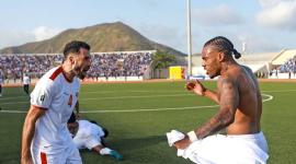 Roberto Lopes y Garry Rodrigues, jugadores de Cabo Verde.