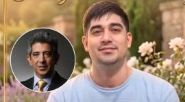 El periodista Henry Dueñas (círculo), se pronunció por la muerte de su hijo Henry Dueñas Buyarte.