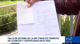 Inconvenientes en la plataforma operativa de la Agencia Nacional de Tránsito causaron malestar en los usuarios que no pudieron concretar sus trámites. Un reportaje de Nathalie Jiménez