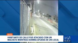Atacan con un machete a un habitante de calle mientras dormía en El Inca. Moradores como comerciantes expresan su consternación. Un reportaje de Gustavo Jaramillo