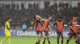 Cuenca,Ecuador 19 de mayo de 2026 En la noche de hoy en el estadio Alejandro Serrano Aguilar de la ciudad de Cuenca,el Deportivo Cuenca recibe al Recoleta F C del paraguay por la Copa Sudamericana 2026.foto Boris Romoleroux/API.