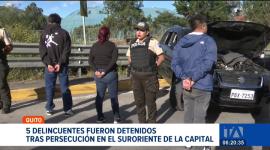 La Policía detuvo a una banda dedicada al robo de celulares. Los sospechosos cuentan con un amplio historial delictivo por diversos delitos. Un reportaje de Nathalie Jiménez