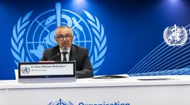 El director general de la OMS, Tedros Adhanom Ghebreyesus, en una comparencia este miércoles en la sede de la organización en Ginebra.