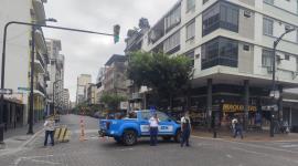 Un tramo de la calle Rumichaca, centro de Guayaquil, permaneció cerrada por dos meses a finales de 2025.