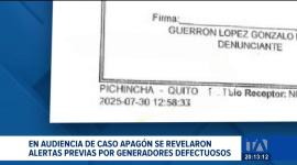 La reinstalación de la audiencia de formulación de cargos del Caso Apagón expuso el mal estado de generadores a las autoridades antes de su compra. un reportaje de Fausto Yépez