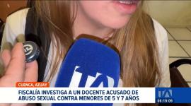 En Cuenca se desarrolla una investigación hacia un docente por presunto abuso sexual a menores. Las actividades en el plantel fueron suspendidas. Un reportaje de Iván Rodríguez