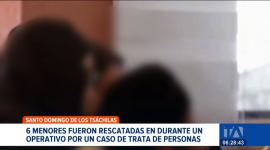 Bloque de seguridad ejecutó un operativo de alto impacto en la provincia de los Tsáchilas que permitió liberar a seis menores víctimas de trata de personas. Un reportaje de Karen Caguano