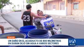 El desabastecimiento de agua golpea la calidad de vida de múltiples sectores de Durán. La ciudadanía exige soluciones inmediatas. Un reportaje de Jazmín Solís