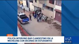 Servidores policiales del Distrito Eloy Alfaro desmantelaron un evento ilegal que ponía en riesgo a decenas de adolescentes. Un reportaje de Gustavo Jaramillo