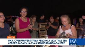 Residentes de la zona mantuvieron una reunión emergente con las autoridades cantonales para exigir seguridad vial. Se confirmó la instalación de semáforos. Un reportaje de Ricardo Cruzatty