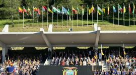 La ceremonia por la batalla de Pichincha se realiza en la Cima de la Libertad, en Quito