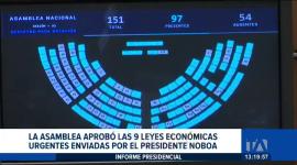 El presidente de la Asamblea evaluó el primer año de gestión institucional, mientras los bloques de oposición reclaman que se ha dejado de lado la independencia de funciones.