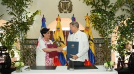 La reunión entre los Gobiernos de Ecuador y República Dominicana terminó con el inicio de un acuerdo comercial.