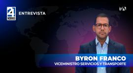 "Se extendió por un mes las compensaciones para el transporte inter e intraprovincial" indicó Byron Franco, viceministro de Servicios y Transporte, sobre las compensaciones a los transportistas.
