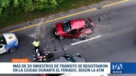 Guayaquil se posicionó como la zona con mayor siniestralidad vial durante el feriado. Choques y volcamientos dejan perdidas materiales y humanas. Un reportaje de Camila Guevara