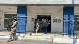 La mañana de este 26 de mayo se hallanaron las oficinas de la Fiscalía de Manta.