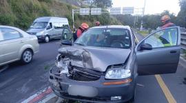 Dos personas resultaron heridas en un siniestro de tránsito en la Ruta Viva.