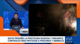 El Concejo Metropolitano aprobó una ordenanza que restringe artefactos como tumbacasas y voladores para proteger la salud pública, el bienestar animal y el medio ambiente.