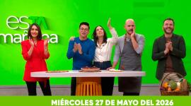 Mira el capítulo de esTAmañana del miércoles 27 de mayo del 2026. Un magazine diferente y entretenido, con contenido de calidad. De lunes a viernes, de 09:30 a 12:00.
