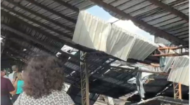 Propietarios del edificio Multicomercio, en el centro de Guayaquil, acompañaron este 27 de mayo de 2026 el peritaje realizado al inmueble, casi cuatro meses después del incendio.