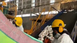 Más de 12,9 millones de cigarrillos de contrabando fueron destruidos, este mi9ércoles 27 de marzo de 2026.