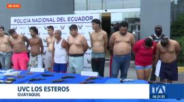 John Reimberg, ministro del Interior, indicó que el operativo Apolo 19 deja 19 aprehendidos, la mayoría con antecedentes penales. Además del decomiso de droga y armas de una estructura que operaba a nivel nacional. Un reportaje de Paula Kuhn.