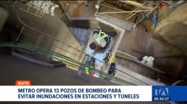 El Metro de Quito cuenta con infraestructura hidráulica de alta ingeniería para evacuar el agua lluvia y los sedimentos acumulados. Un reportaje de Brigette Mancheno