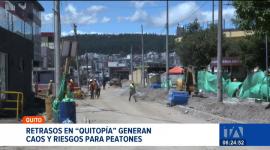Peatones y conductores del norte de Quito denuncian congestión y problemas de movilidad en los alrededores de la antigua parada del Trolebús de La Y. Un reportaje de Brigette Mancheno
