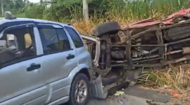 Fatal siniestro de tránsito en la vía La Concordia-Santo Domingo