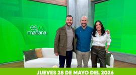 Mira el capítulo de esTAmañana del jueves 28 de mayo del 2026. Un magazine diferente y entretenido, con contenido de calidad. De lunes a viernes, de 09:30 a 12:00.