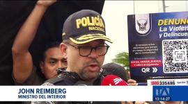 El ministro del Interior se refirió al tema durante la rueda de prensa sobre el operativo Apolo 19.