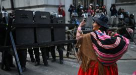 Paz enfrenta desde hace casi un mes una convulsión social, con bloqueos de carreteras y protestas.