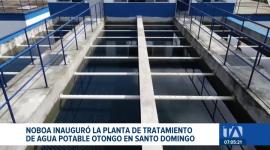 El presidente Noboa cumplió agenda en la provincia de los Tsáchilas. Lideró la entrega oficial de la planta de agua y proyectos habitacionales. Un reportaje de Karen Caguano