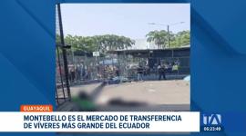 La delincuencia golpea con fuerza al principal centro de abastos de Guayaquil tras el asesinato al estilo sicariato de un joven en la zona de andenes.  Un reportaje de Jazmín Solís