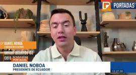 Noboa confirmó que la eliminación de la tasa de seguridad del 100% se aplicará desde el 1 de junio en cumplimiento de las resoluciones de la CAN. Un reportaje de Ericka Vera