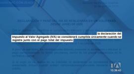 El SRI implementó una reforma en sus plataformas que obliga a los contribuyentes a cancelar el tributo al momento de generar el formulario. Un reportaje de Ericka Vera