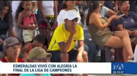 Esmeraldas se vistió de fiesta para respaldar a Willian Pacho y Piero Hincapié en la máxima cita del fútbol europeo. Un reportaje de Gregory Rosero