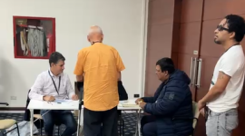 Colombianos residentes en Quito acudieron a las urnas durante la jornada presidencial