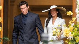 Dua Lipa y Callum Turner salen de su ceremonia civil en Londres