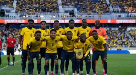 La Selección de Ecuador en el aamistoso antes del Mundial