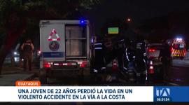Una trágica jornada vial se vivió en Guayaquil tras registrarse decenas de accidentes. El caso de mayor gravedad cobró la vida de una mujer de 22 años. Un reportaje de Camila Guevara