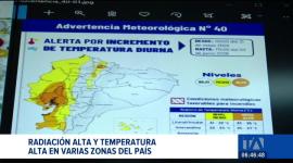 El Inamhi señala que la radiación y temperatura alta se mantengan en los próximos días, ya que junio es el mes de transición a la época seca. Un reportaje de Stephany Paz