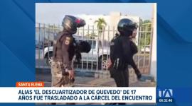 El bloque de seguridad ejecutó el traslado de un peligroso menor de edad hacia la cárcel del Encuentro. Un reportaje de Catalina García