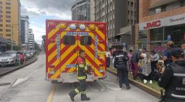Un articulado de la Ecovía atropelló a un joven en el norte de Quito.