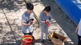 Bomberos de Quito rescataron a una familia de gatos el martes 2 de junio de 2026.