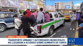 La Municipalidad y los gremios del transporte urbano no lograron acuerdos sobre el nuevo valor del pasaje. Se mantiene la medida de operar durante 6 horas al día. Un reportaje de Edith Jácome