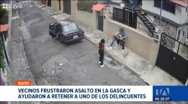 Una pareja se resistió a un asalto y moradores del sector actuaron de inmediato deteniendo a uno de los sospechosos. Un reportaje de Gustavo Jaramillo